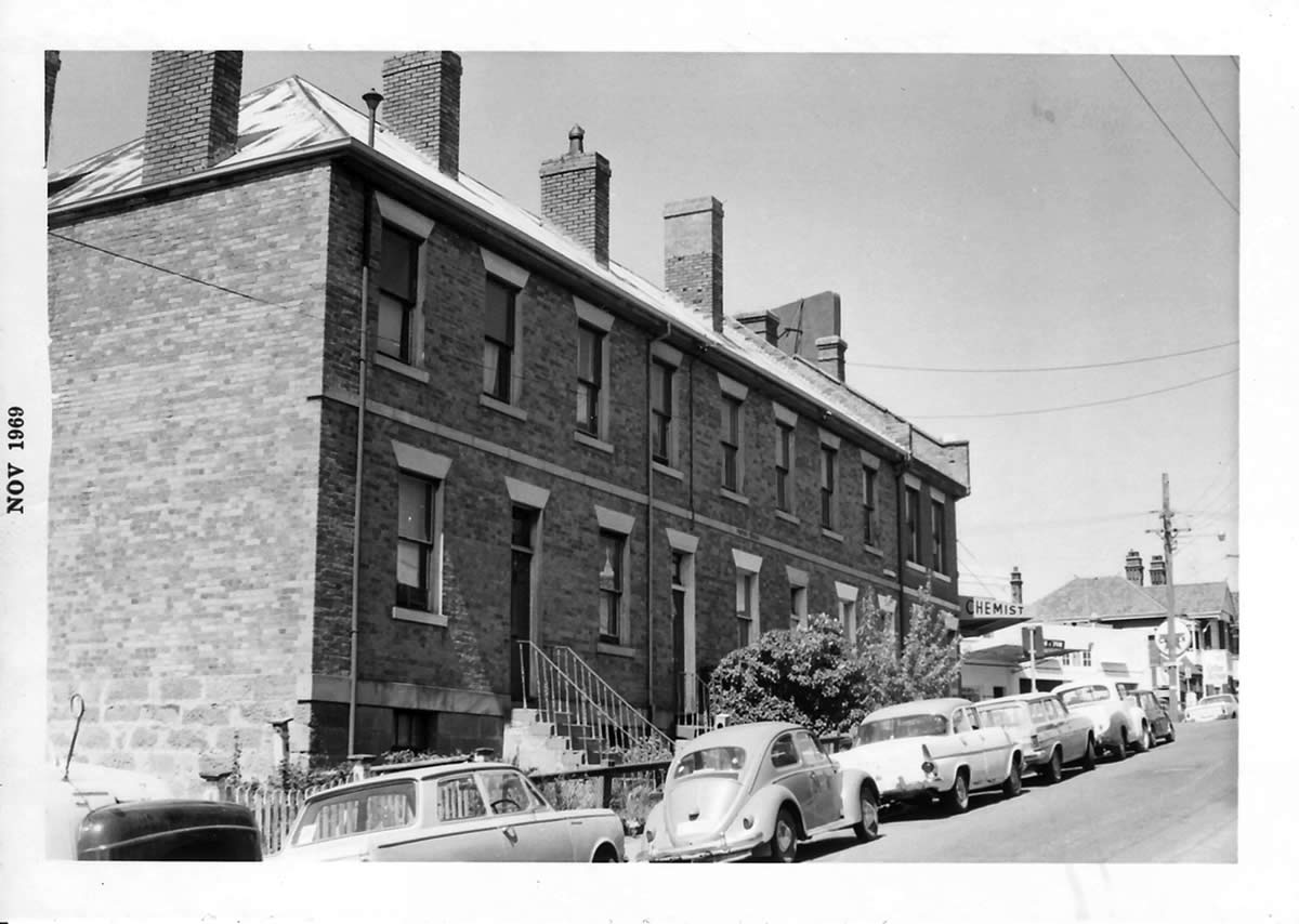 Portsea Terrace on the corner of Montpelier Retreat and Hampden Road 1969
