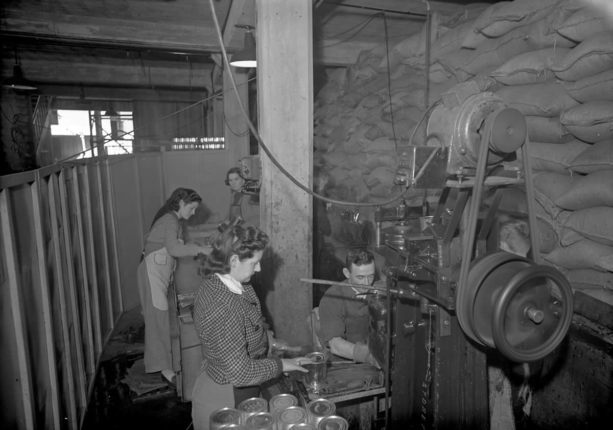 Processing fruit at Huon Cry 1940s